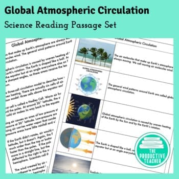 global atmospheric circulation reading passage  to increase learning in the classroom
