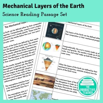 Mechanical Layers of the Earth Reading Passage