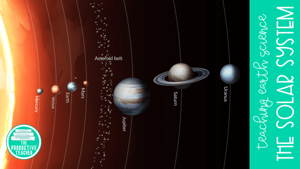 components of the solar system