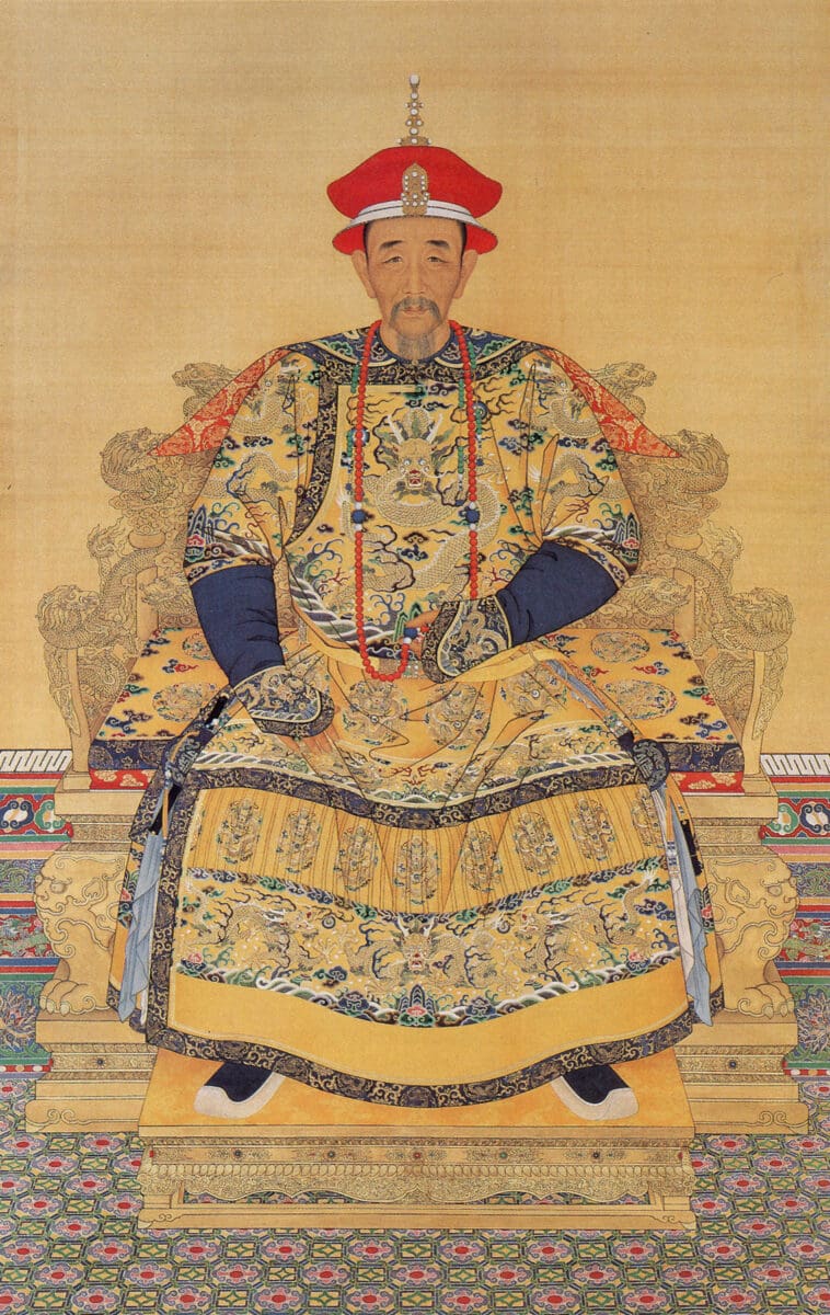 Emperor Kangxi of the Qing Dynasty in China