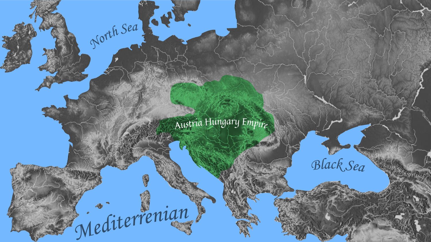 a map of Austria-Hungary
