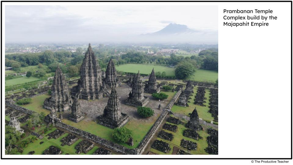 Prambanan Temple Complex built by the Majapahit Empire
