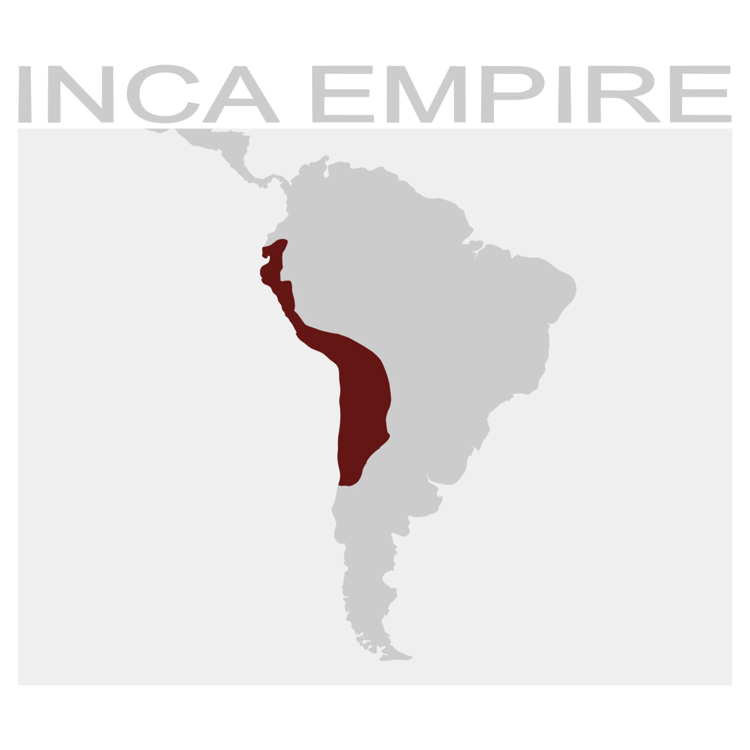 map of Inca Empire for State Building in the Americas unit of AP World History