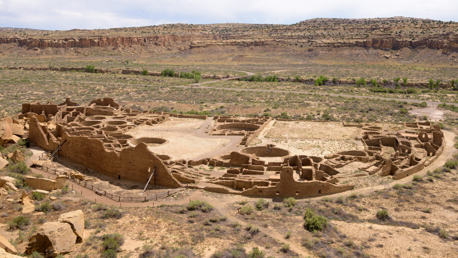 Pueblo Bonita of the Chaco Culture for State Building in the Americas unit of AP World History