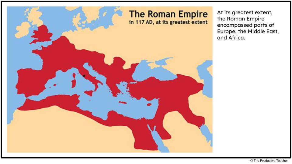 map of the Roman Empire